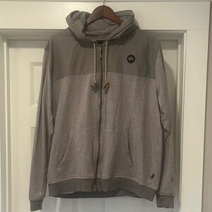 Howler Brothers Gray Zip-Up Jacket